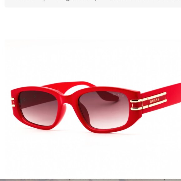 NEW Guess red gold sunglasses GO00071
